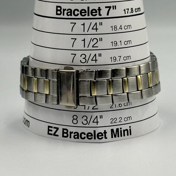 3/$30 Bell & Rose Watch Men Silver Gold Two Tone Round Face 39MM 8.75" - Picture 12 of 14